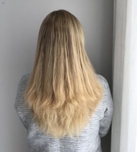 Product review after blowdry