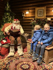 Father Christmas meeting in Lapland UK